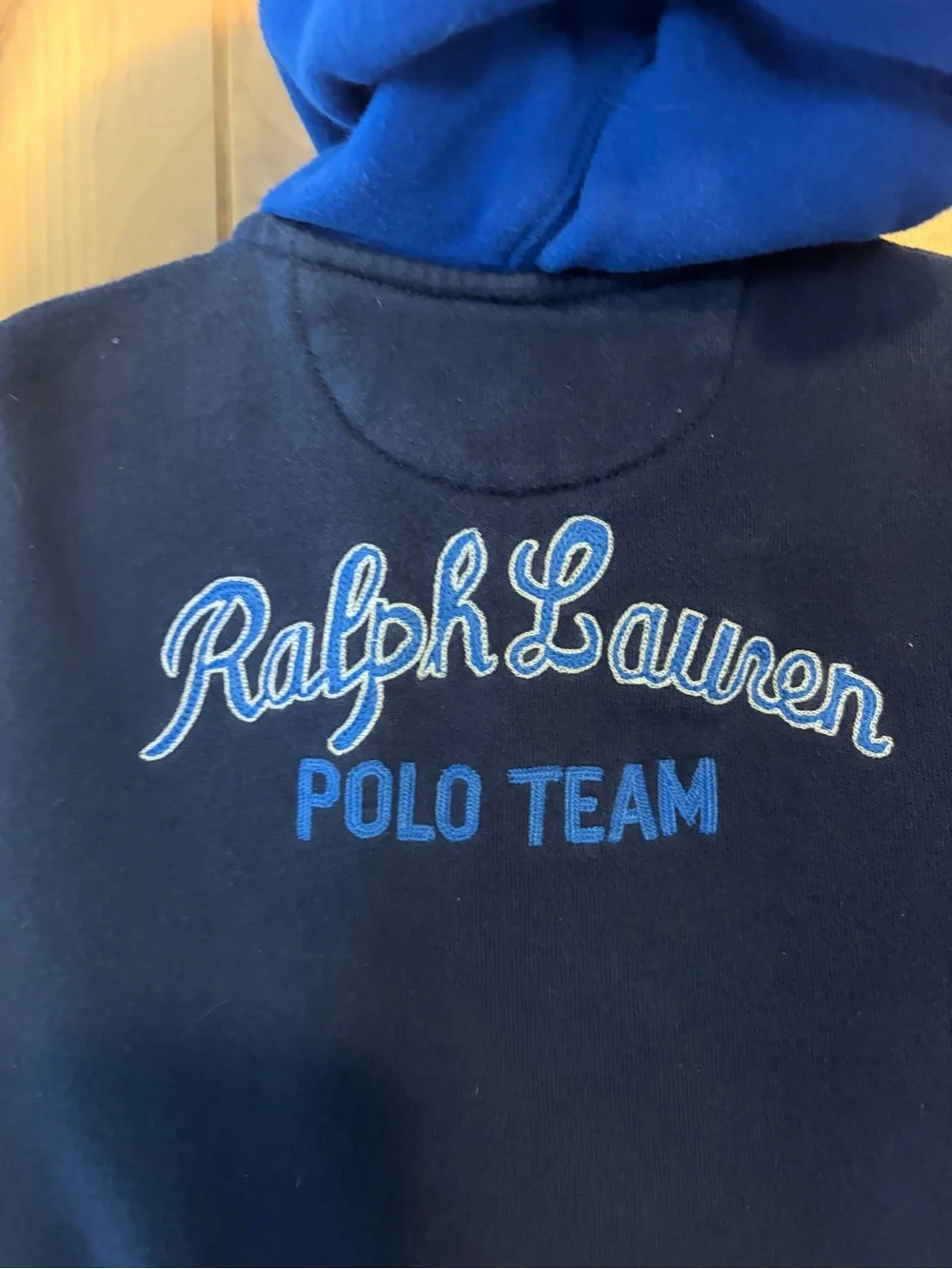 Polo Ralph Lauren Hoodie Zip Up Jacket Infant Baby 12 Mo Colorblock Embroidered